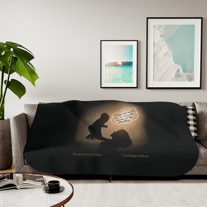 The Spring of Ambition – Ultra-Plush Sherpa Blanket