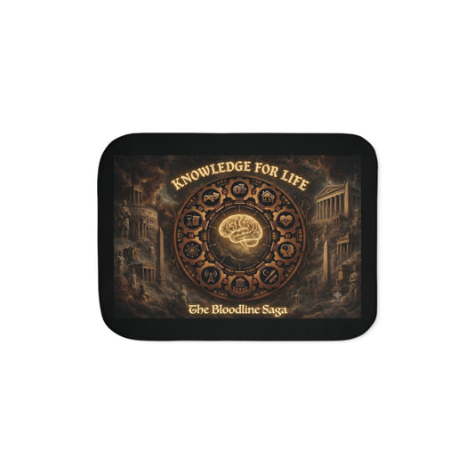 The Bloodline Saga – Knowledge for Life Sherpa Blanket