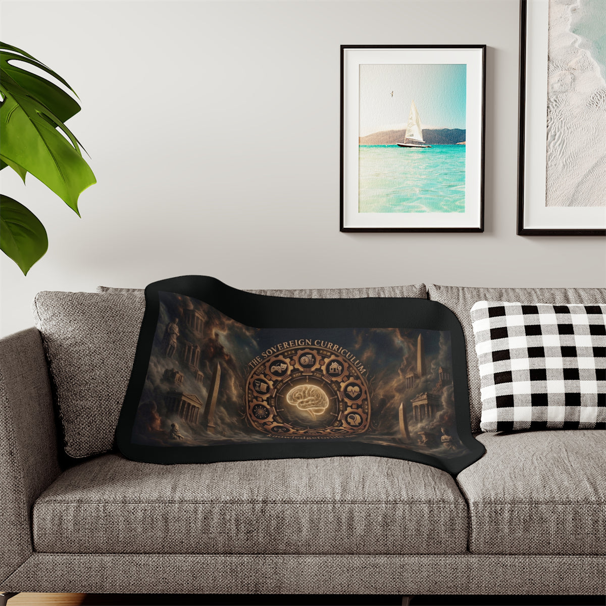 The Sovereign Curriculum – Premium Sherpa Blanket