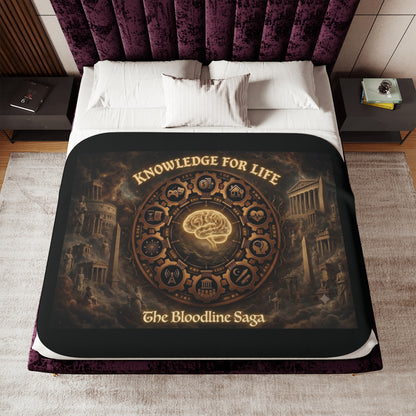 The Bloodline Saga – Knowledge for Life Sherpa Blanket