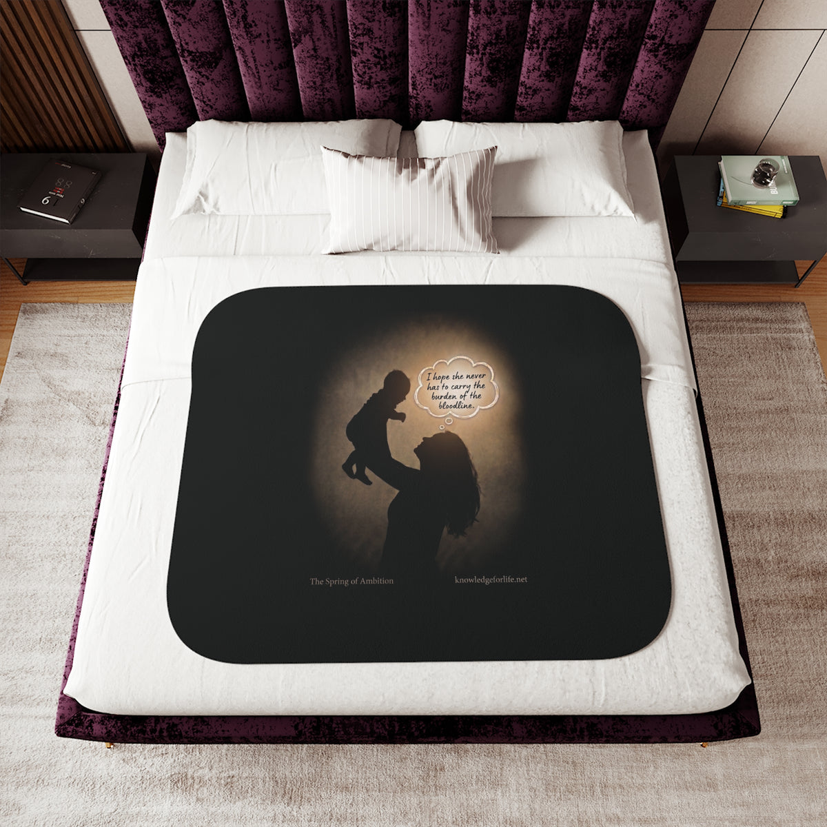 The Spring of Ambition – Ultra-Plush Sherpa Blanket
