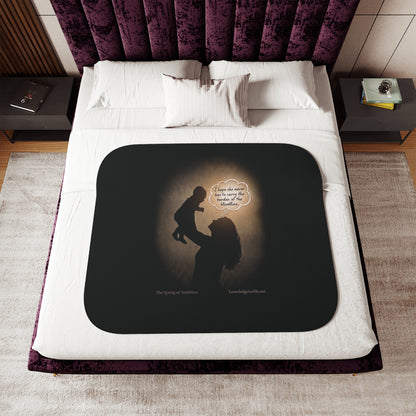 The Spring of Ambition – Ultra-Plush Sherpa Blanket