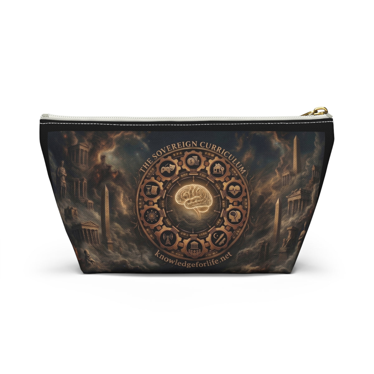 The Sovereign Curriculum – Premium Accessory Pouch & Pencil Case