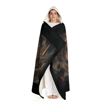 The Sovereign Curriculum – Premium Hooded Sherpa Cloak Blanket