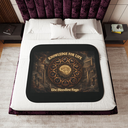 The Bloodline Saga – Knowledge for Life Sherpa Blanket