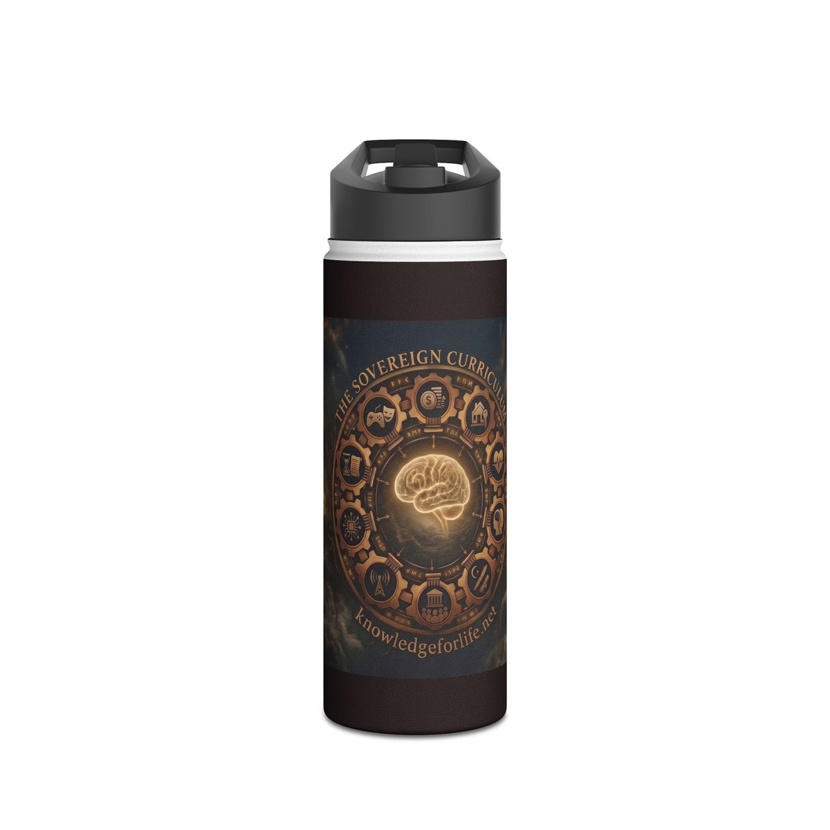 Stainless Steel Water Bottle, Standard Lid