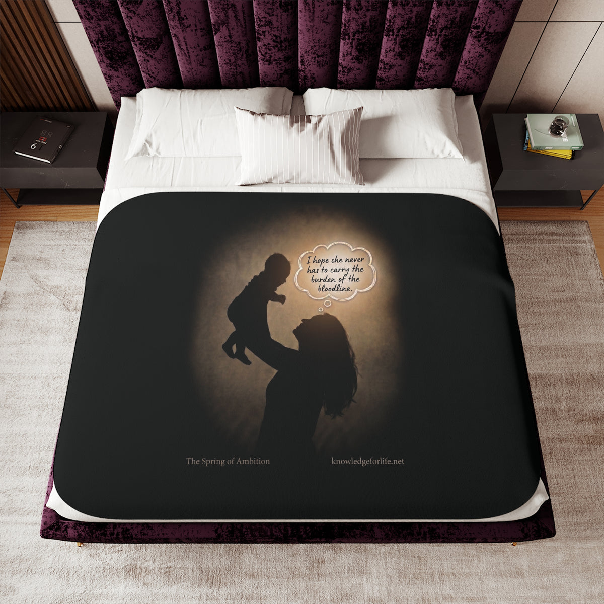 The Spring of Ambition – Ultra-Plush Sherpa Blanket