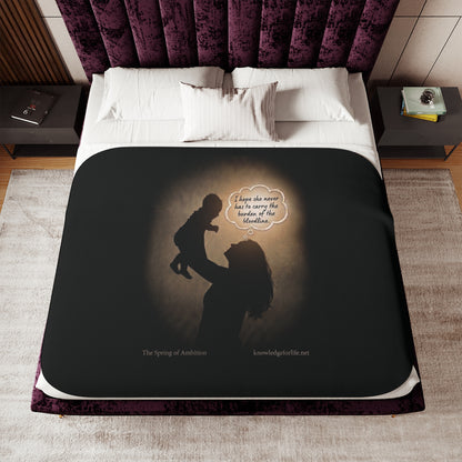 The Spring of Ambition – Ultra-Plush Sherpa Blanket