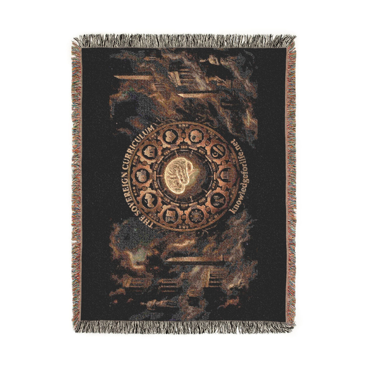 The Sovereign Curriculum – Heirloom Woven Tapestry Blanket