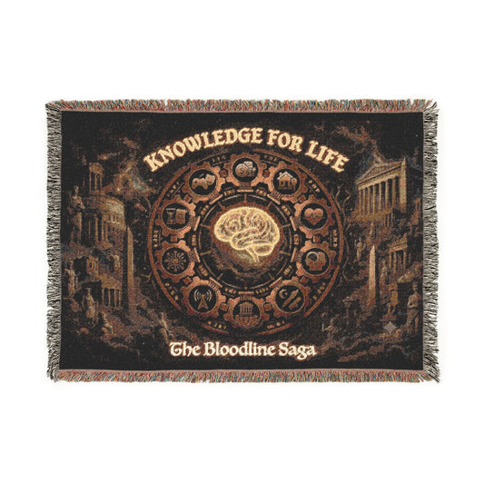 The Bloodline Saga – Heirloom Woven Tapestry Blanket