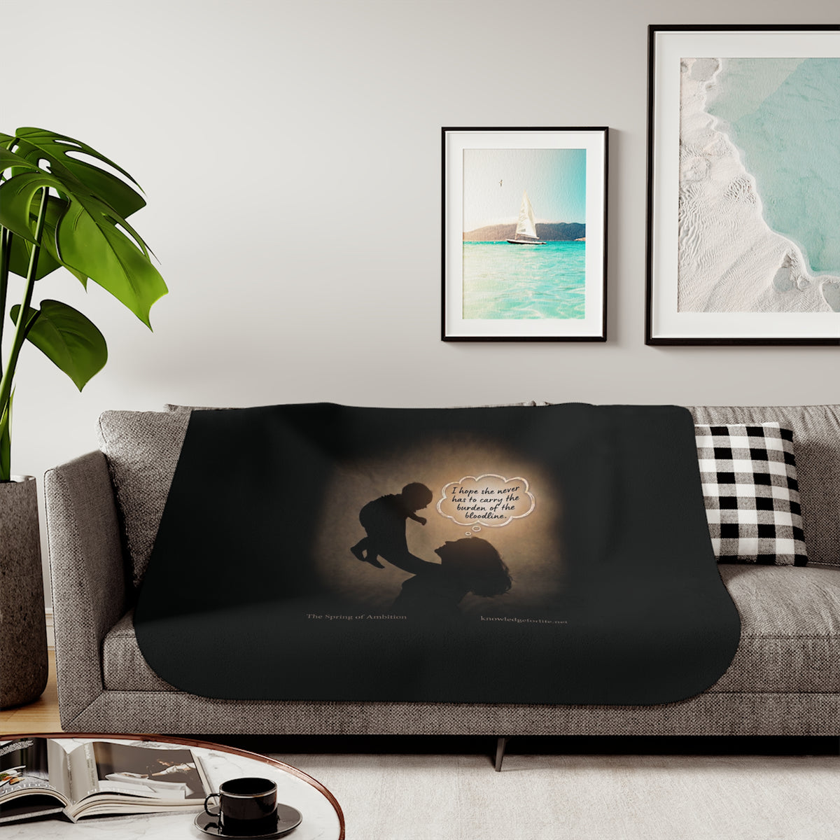 The Spring of Ambition – Ultra-Plush Sherpa Blanket