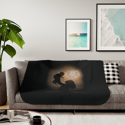 The Spring of Ambition – Ultra-Plush Sherpa Blanket