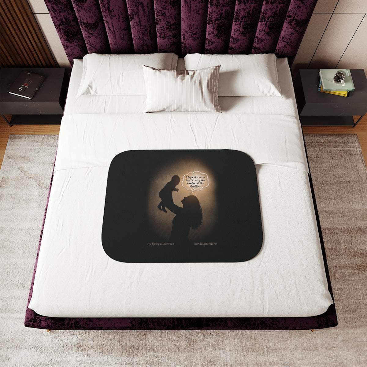 The Spring of Ambition – Ultra-Plush Sherpa Blanket
