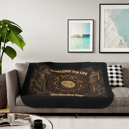 The Bloodline Saga – Knowledge for Life Sherpa Blanket