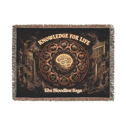 The Bloodline Saga – Heirloom Woven Tapestry Blanket