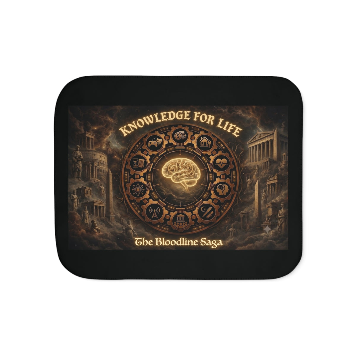 The Bloodline Saga – Knowledge for Life Sherpa Blanket