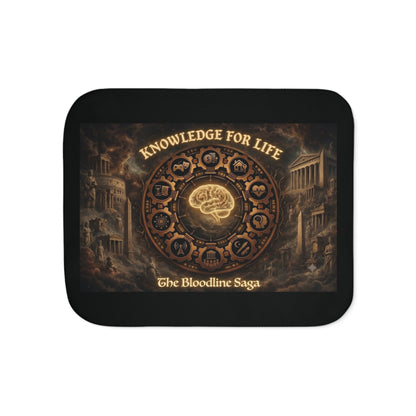 The Bloodline Saga – Knowledge for Life Sherpa Blanket