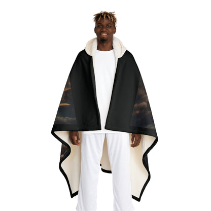 The Sovereign Curriculum – Premium Hooded Sherpa Cloak Blanket