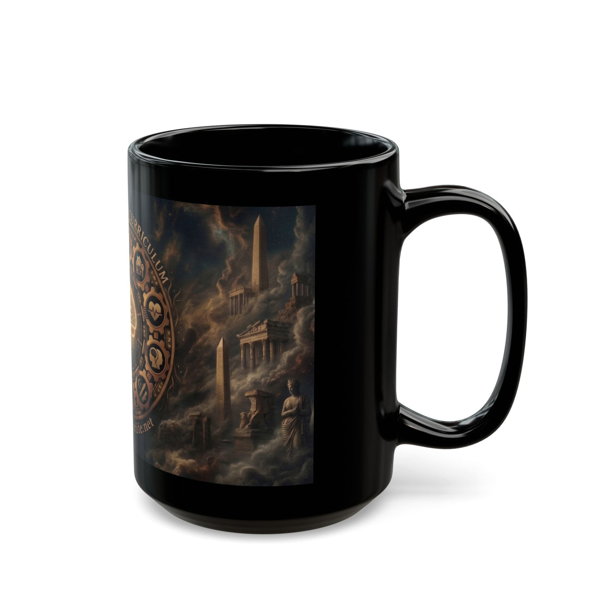 The Sovereign Curriculum – Black Gloss Ceramic Mug