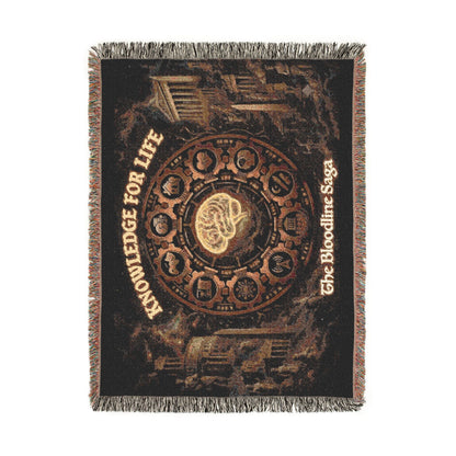 The Bloodline Saga – Heirloom Woven Tapestry Blanket