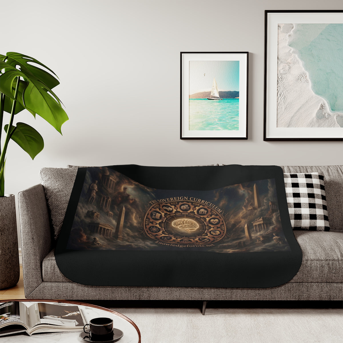 The Sovereign Curriculum – Premium Sherpa Blanket
