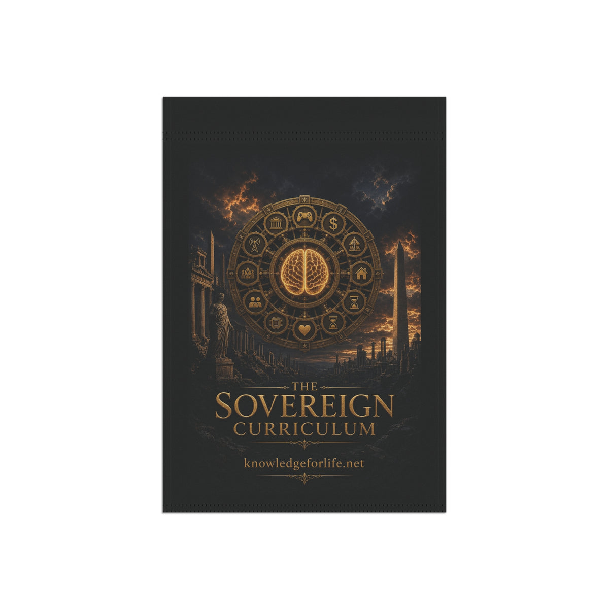 The Sovereign Curriculum – Official Area & Study Flag Banner