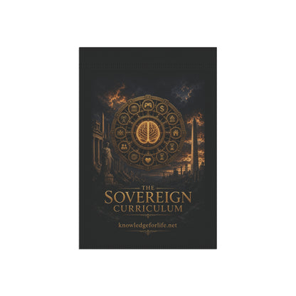 The Sovereign Curriculum – Official Area & Study Flag Banner