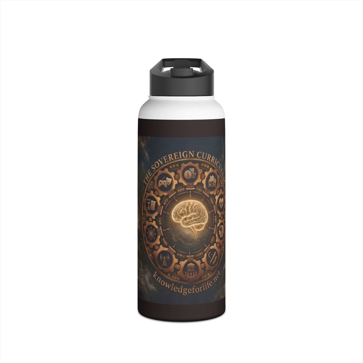Stainless Steel Water Bottle, Standard Lid