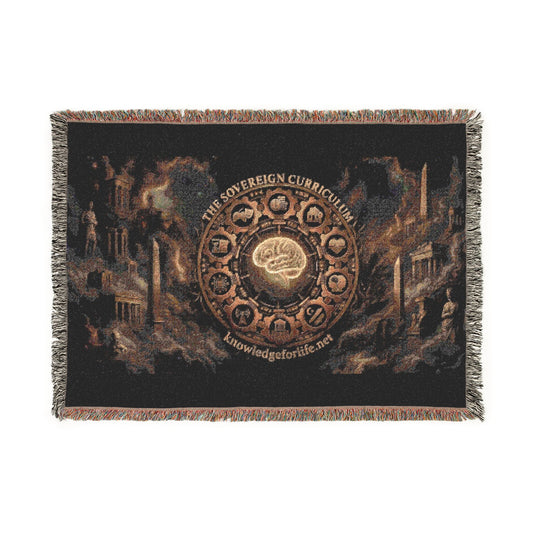 The Sovereign Curriculum – Heirloom Woven Tapestry Blanket